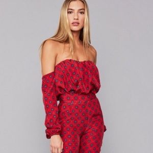 Stone Cold Fox Anita Blouse Red size 1